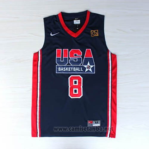 Camiseta USA 1992 Scottie Pippen #8 Negro